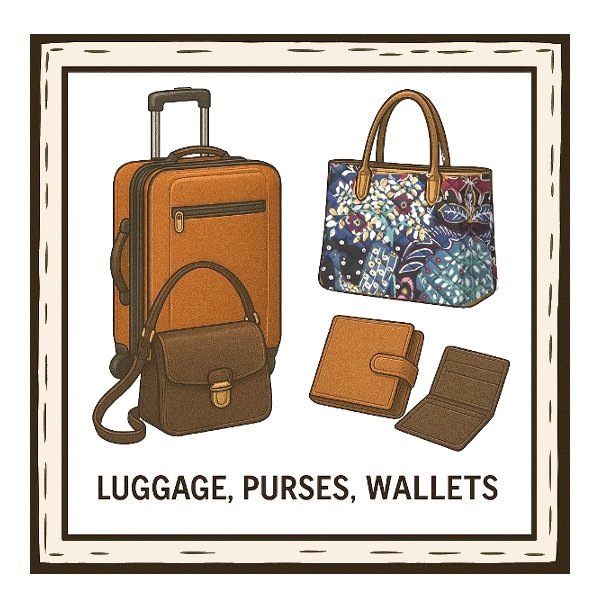 Luggage, Purses, Wallets collectibles and memorabilia
