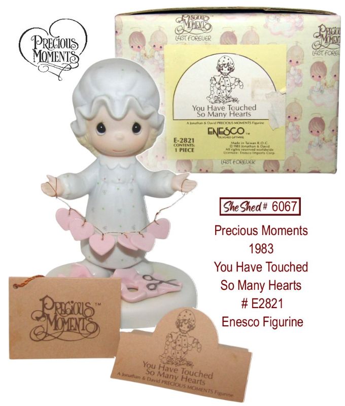 Precious Moments 1983 You Have Touched So Many Hearts E2821 Enesco Figure w box