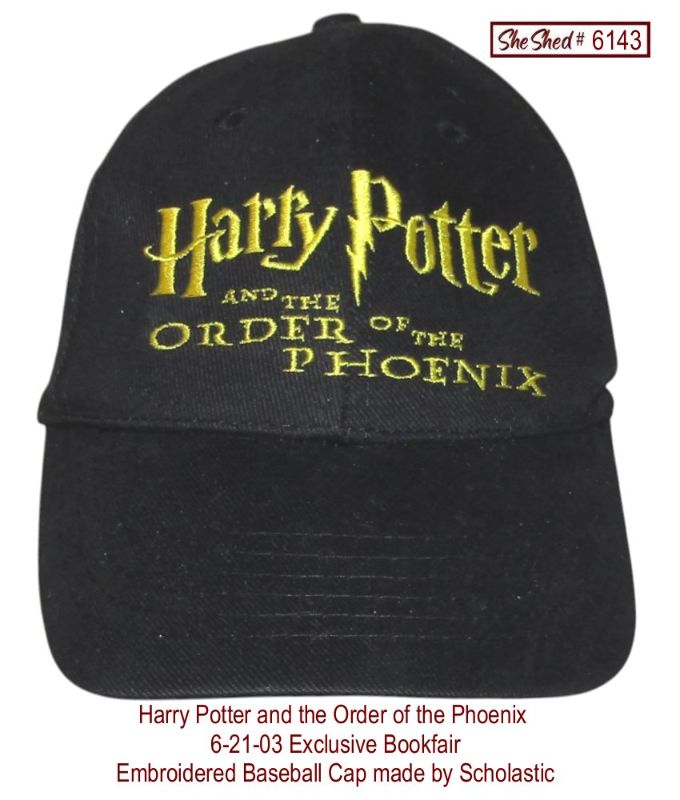 Harry Potter Order Phoenix 2003 Scholastic Book Fair Exclusive Hat Cap